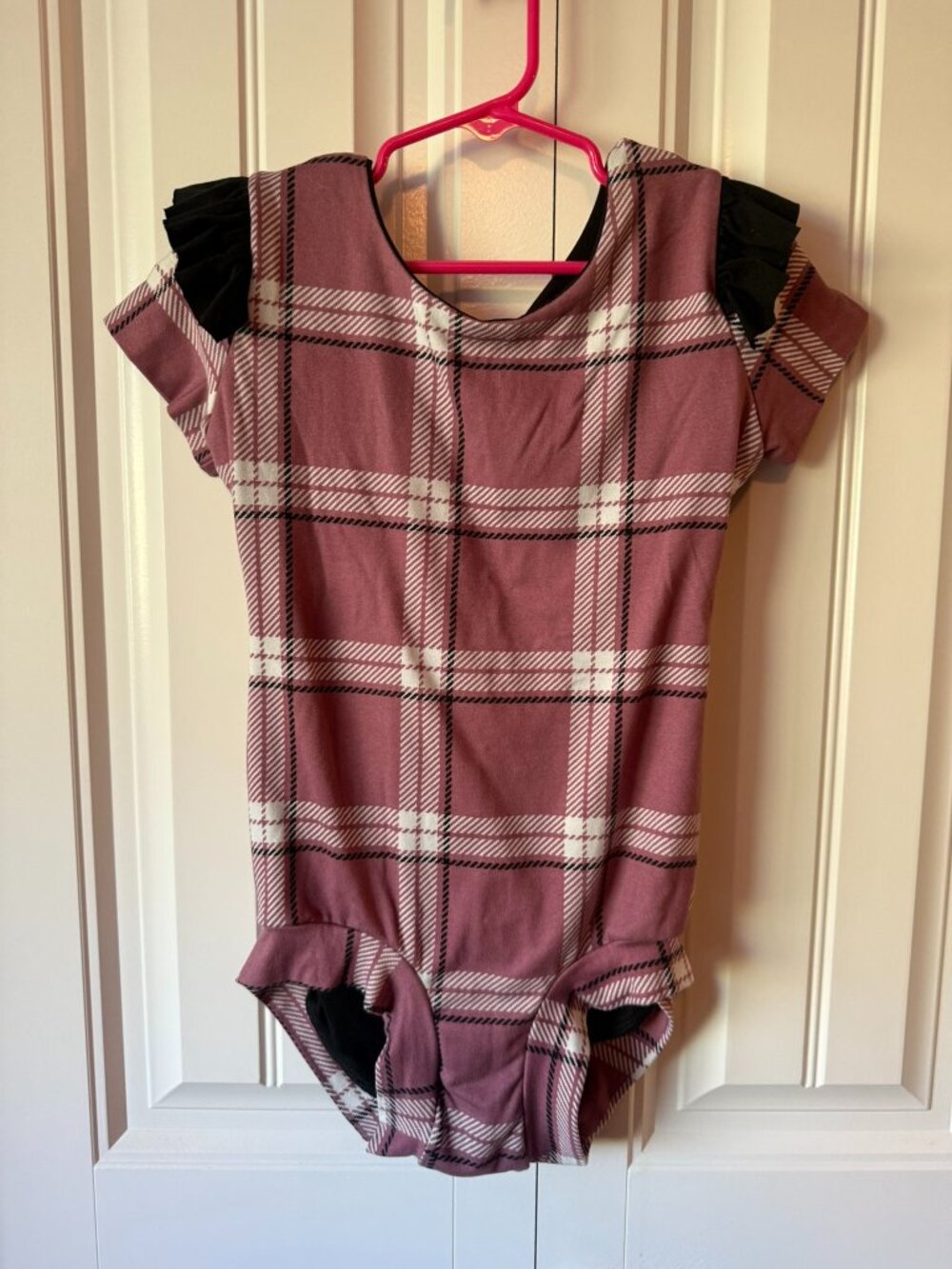 BusyBod Dance Leotard - Pink Plaid